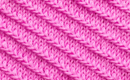 LEFT DIAGONAL KNITTING FREE PATTERN