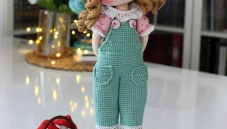 Cute Crochet Alina Doll Amigurumi Free Pattern DIY Easy