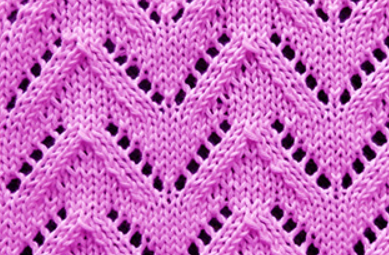 CHEVRON KNITTING FREE PATTERN