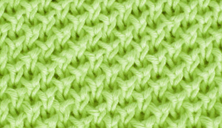 PEARL BRIOCHE KNITTING STITCH FREE PATTERN