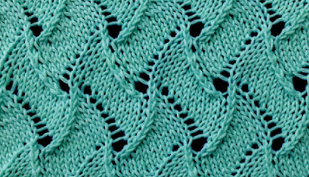 SCROLL LACE KNITTING FREE PATTERN