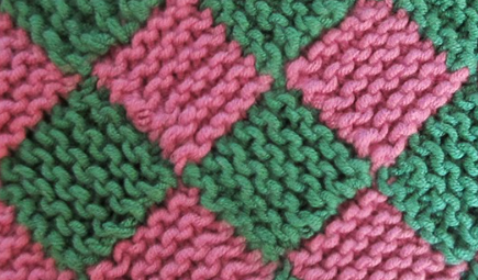 GARTER ENTRELAC STEP BY STEP KNITTING PATTERN