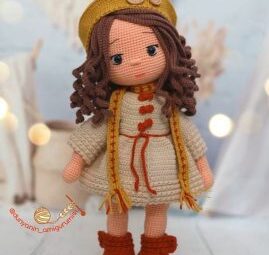 CURLY HAIR AMIGURUMI DOLL FREE PATTERN