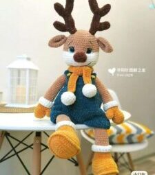 AMIGURUMI CHRISTMAS DEER FREE TUTORIAL EASY