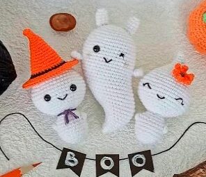 HALLOWEEN GHOST AMIGURUMI FREE PATTERN