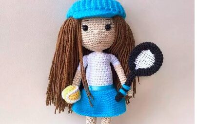 TENNIS PLAYER DOLL FREE AMIGURUMI PATTERN