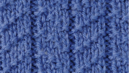 LITTLE PURL CHEVRON FREE PATTERN