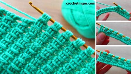 Unique Crochet Stitch for Blankets, Rugs