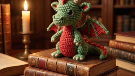 Amigurumi Dragon on Books Tutorial- Let’s get creative!