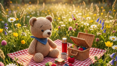 Cute Amigurumi Bear Picnic Tutorial