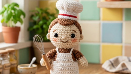 Adorable Amigurumi Chef: Free Crochet Pattern for a Tiny Kitchen Friend