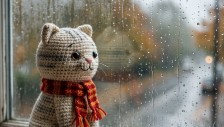 Adorable Amigurumi Cat: Free Crochet Pattern with a Cozy Scarf