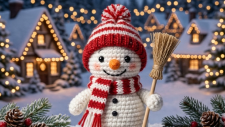 Cozy Amigurumi Snowman: Free Crochet Pattern for Winter Decor