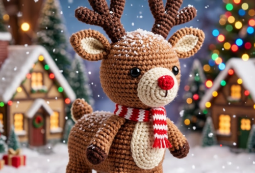 Festive Amigurumi Reindeer: Free Crochet Pattern for Christmas Decor